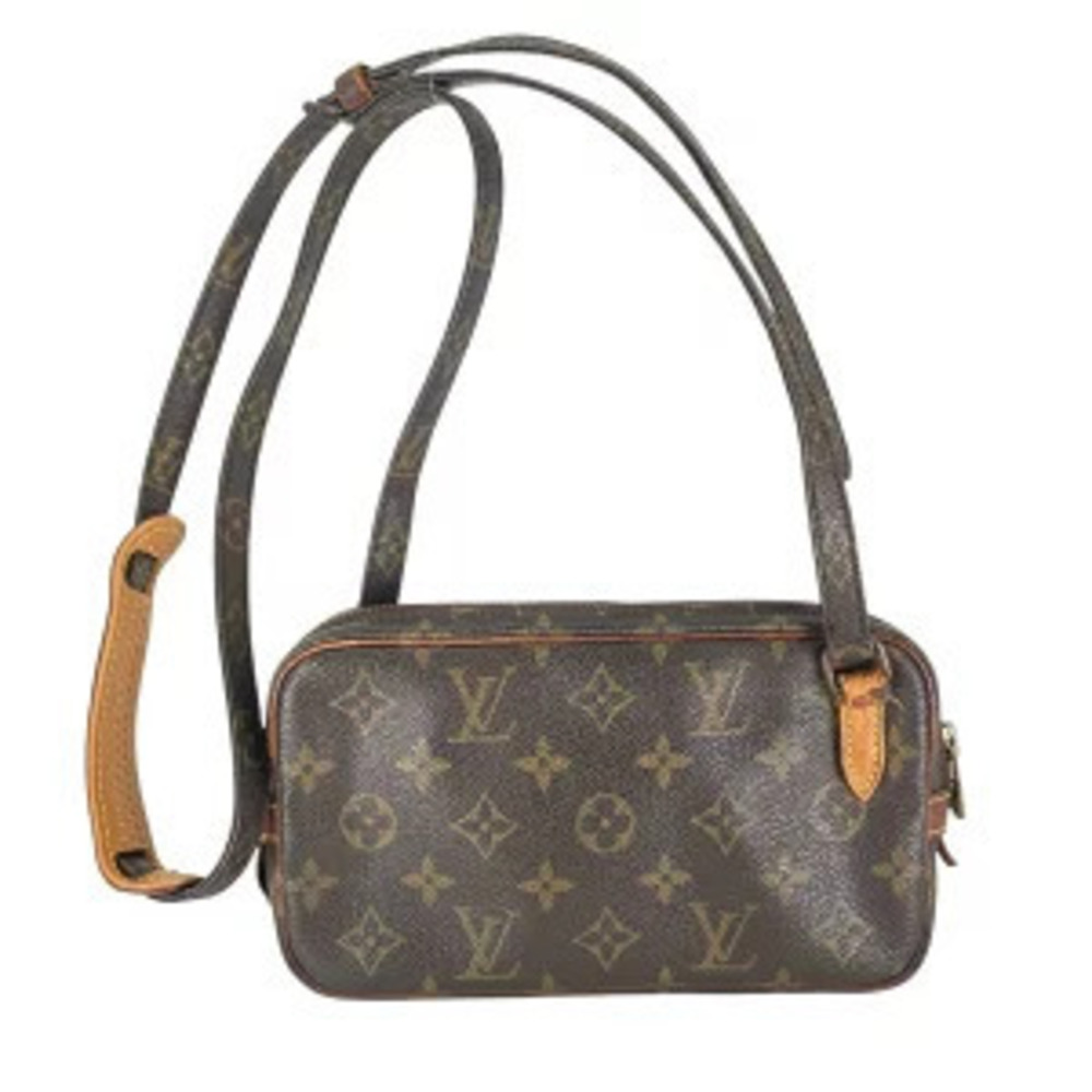 Louis Vuitton Marliba Monogram Canvas Shoulder Bag Brown